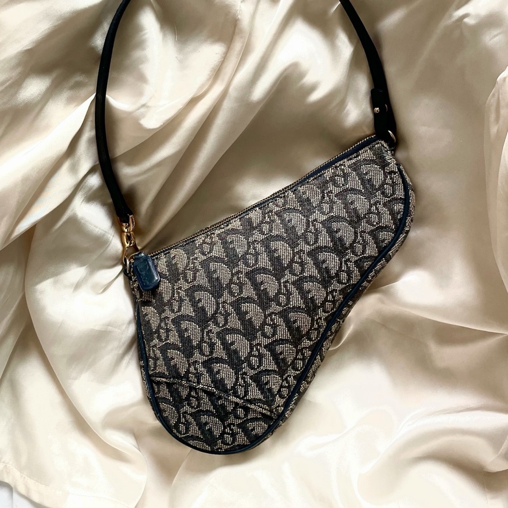 SOLD Rare Dior Trotter Saddle Bag
